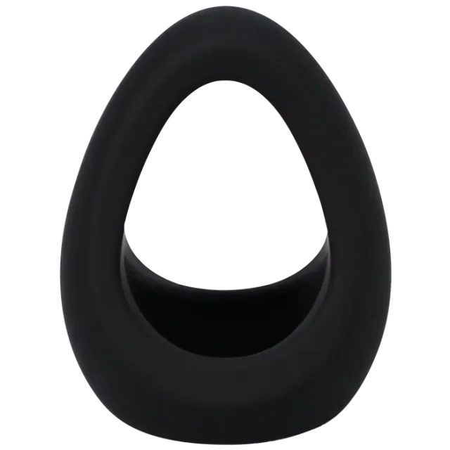 Rock Solid The Stretcher cockring zwart silicone