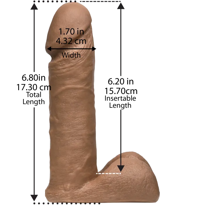 The Classics Vac-U-Lock dildo 6 inch vanilla ULTRASKYN