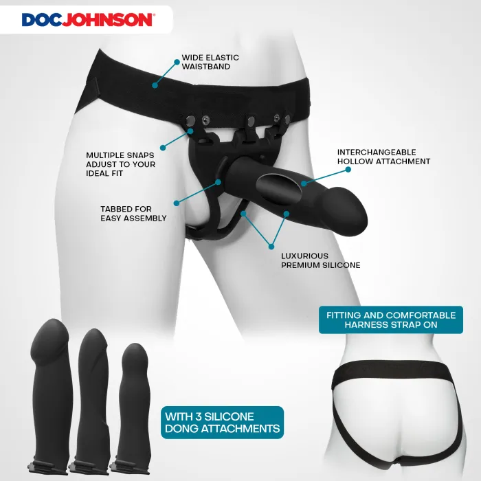 The Classics Body Extensions BE Ready strap-on set 4-delig