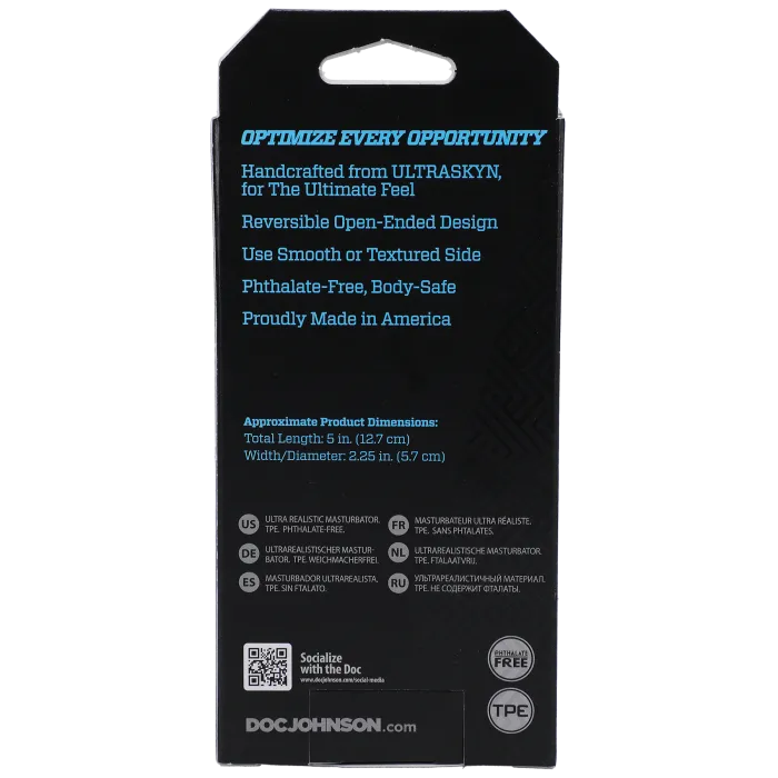 The Classics OptiMALE Reversible ULTRASKYN Stroker Link masturbator