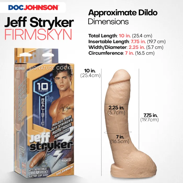 The Classics Signature Cocks Jeff Stryker dildo met zuignap