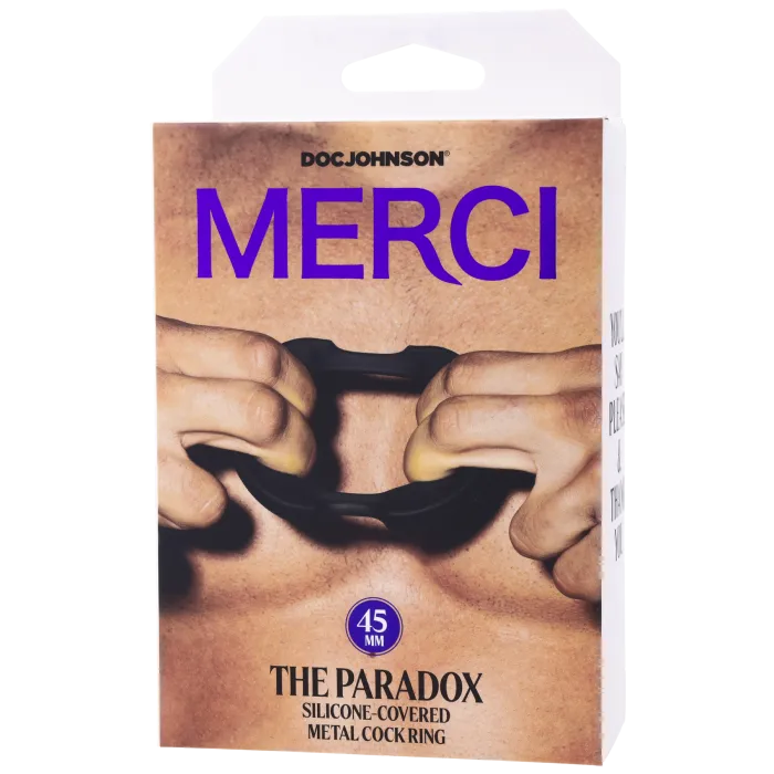 Merci The Paradox 45mm cockring metaal siliconen