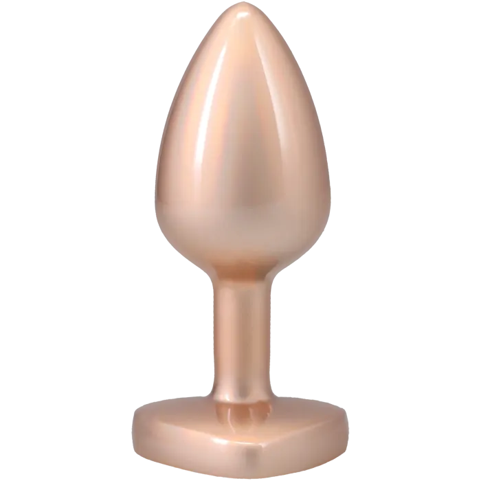 The Classics Booty Bling buttplug metaal small roze hart