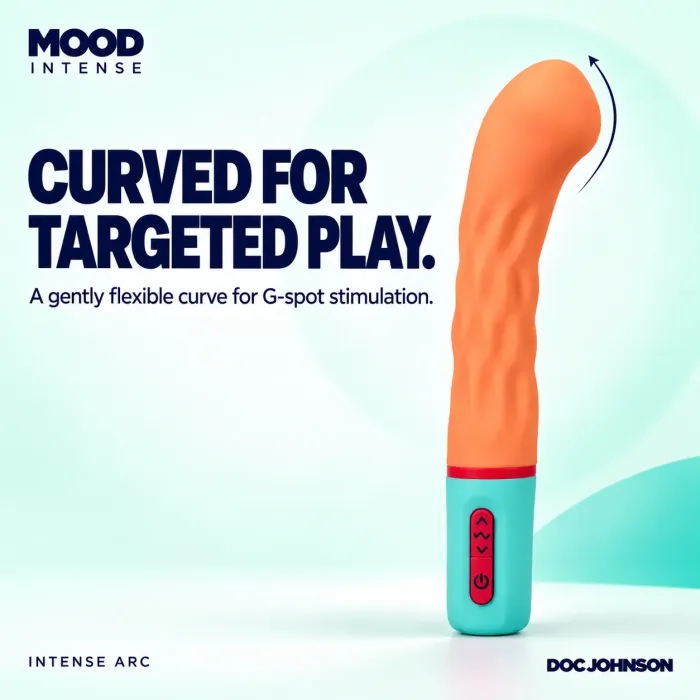 The Classics Mood Intense Arc vibrator Peach 10 standen