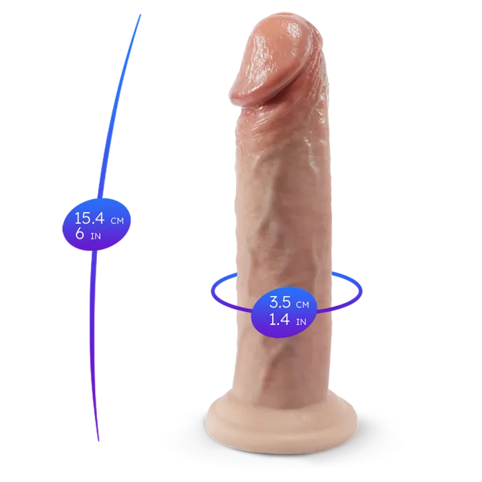 The Classics SILEX-D Model 2 dildo 6 inch vanilla