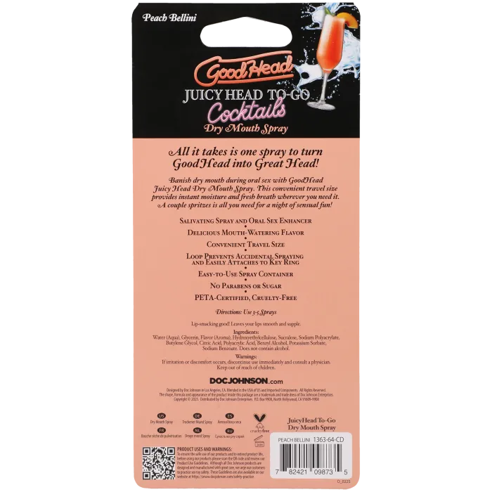 The Classics GoodHead Juicy Head spray peach bellini 9 ml