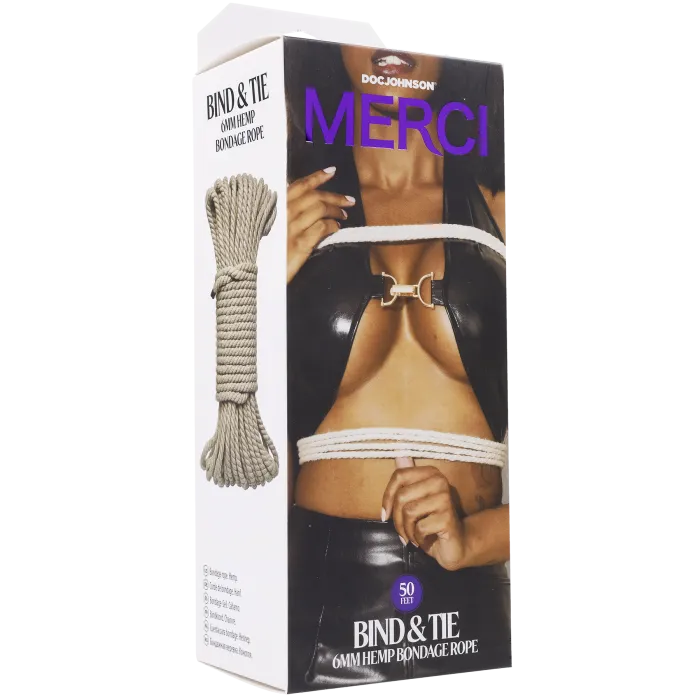 The Classics Merci Bind Tie bondagetouw hennep 15 m naturel