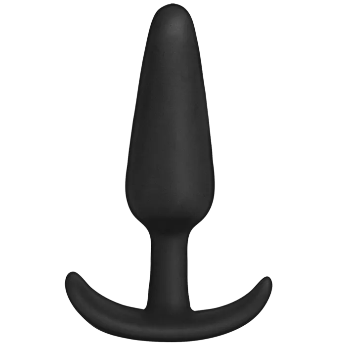 The Classics Anal Trainer butt plug set 3 stuks zwart siliconen