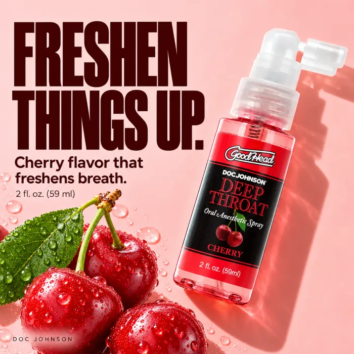 GoodHead Deep Throat Spray Cherry keelspray 59ml