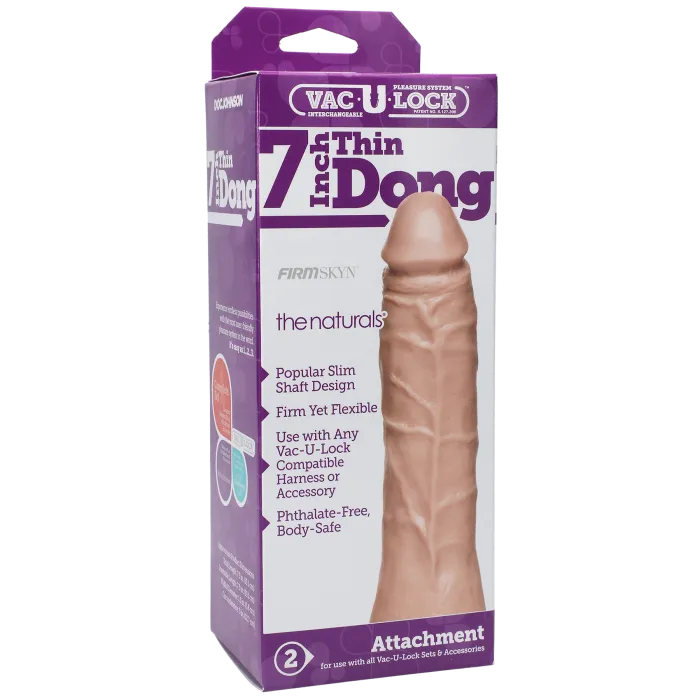 Doc Johnson Vac-U-Lock Naturals dildo 18 cm cream