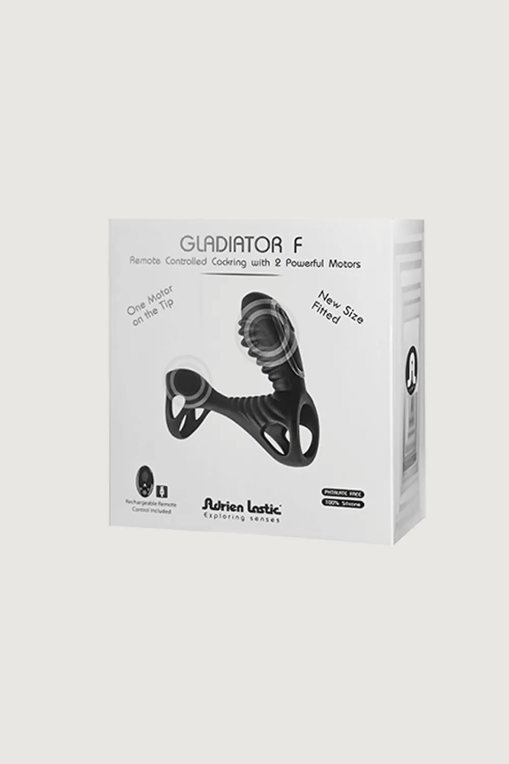 Adrien Lastic Gladiator LRS penisvibrator ringen waterdicht