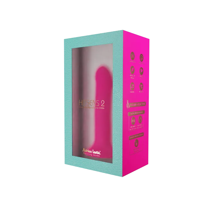 The Classics Adrien Lastic Hitsens 2 dildo siliconen roze dual