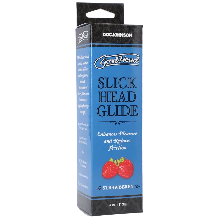 The Classics GoodHead Slick Head Glide glijmiddel aardbei 4 oz
