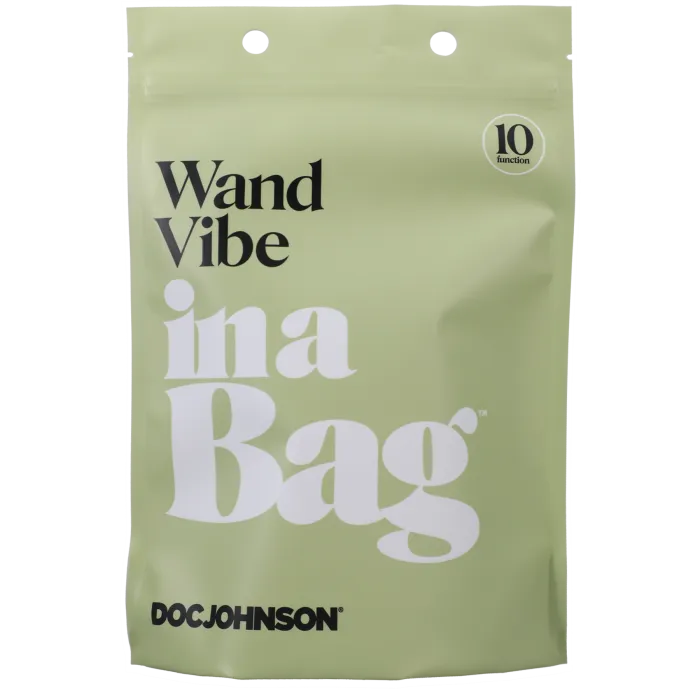 The Classics In A Bag Wand Vibe wandvibrator zwart siliconen 10 standen