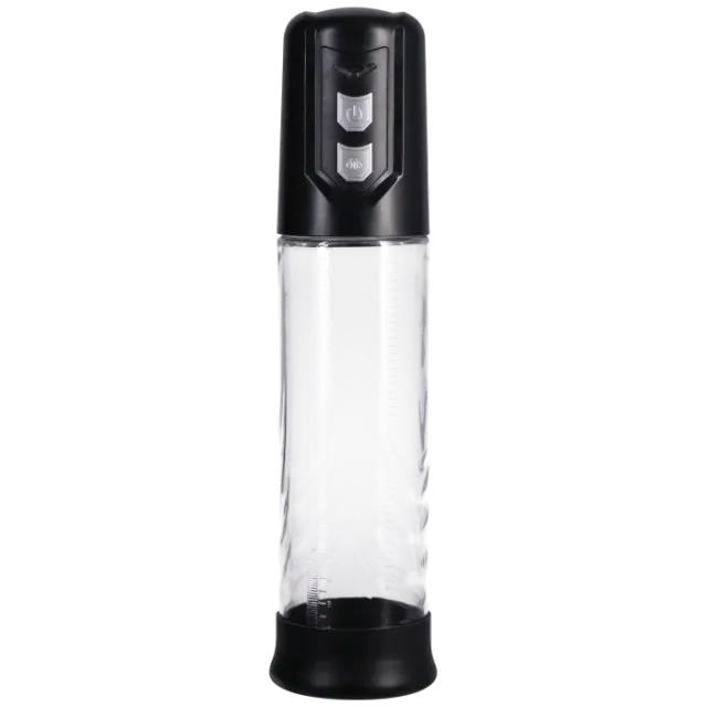 Rock Solid Auto Pump penispomp transparant zwart
