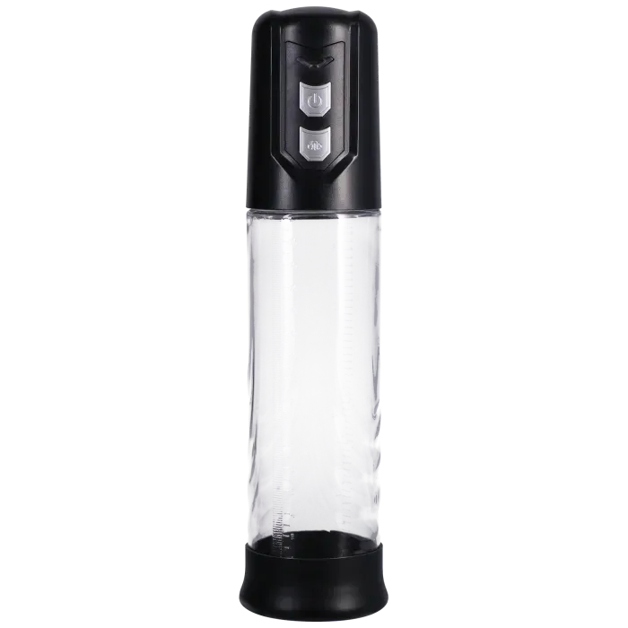 Rock Solid Auto Pump penispomp transparant zwart