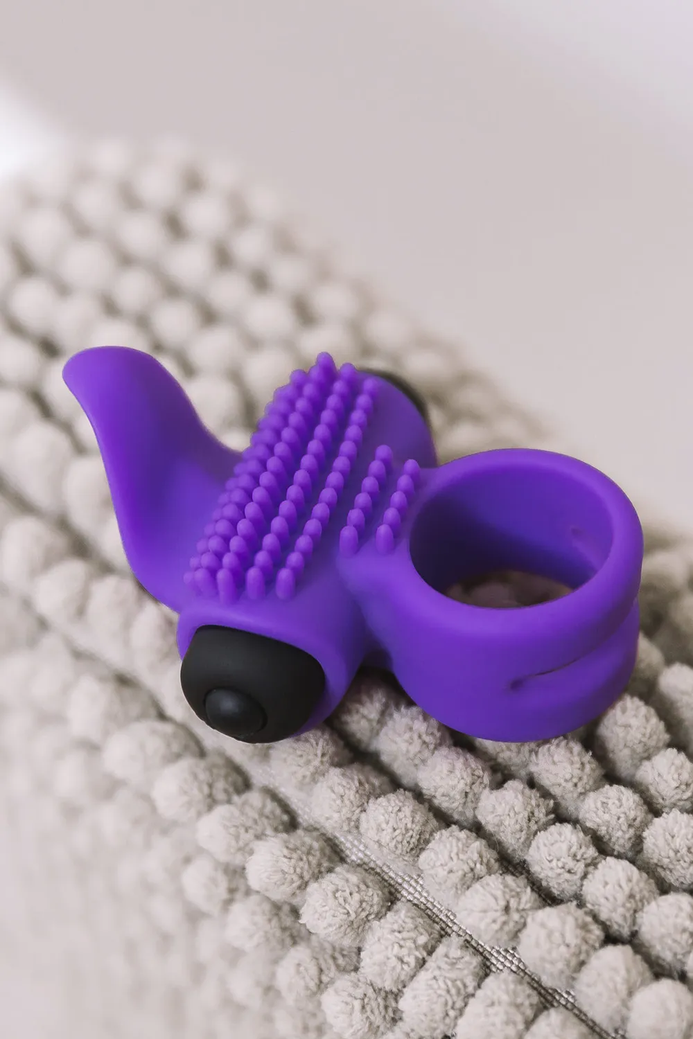 Adrien Lastic Bullet Lastic Ring vibrerende cockring met tong