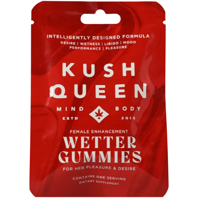 Kush Queen Wetter gummies vrouw 1 stuk stimulerend