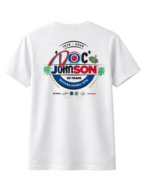 The Classics Doc Johnson jubileum T-shirt wit katoen S