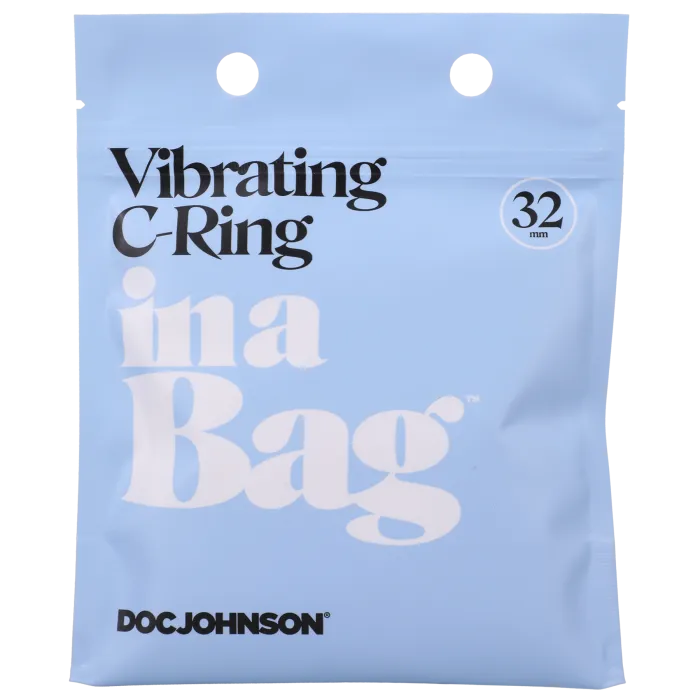 In A Bag Vibrating C-Ring cockring zwart silicone tril