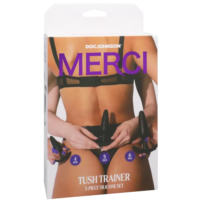 Merci Tush Trainer buttplug set 3 stuks siliconen