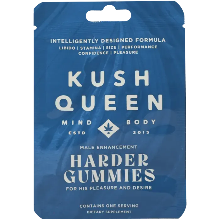 Kush Queen Harder gummies voor hem single natuurlijke ondersteuning