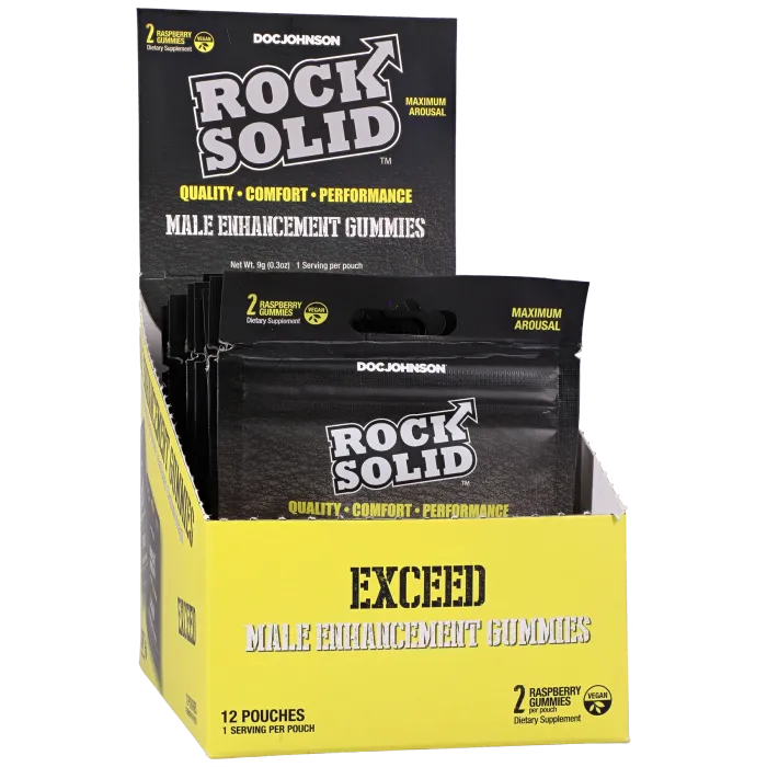 The Classics Rock Solid Exceed gummies framboos 2 stuks