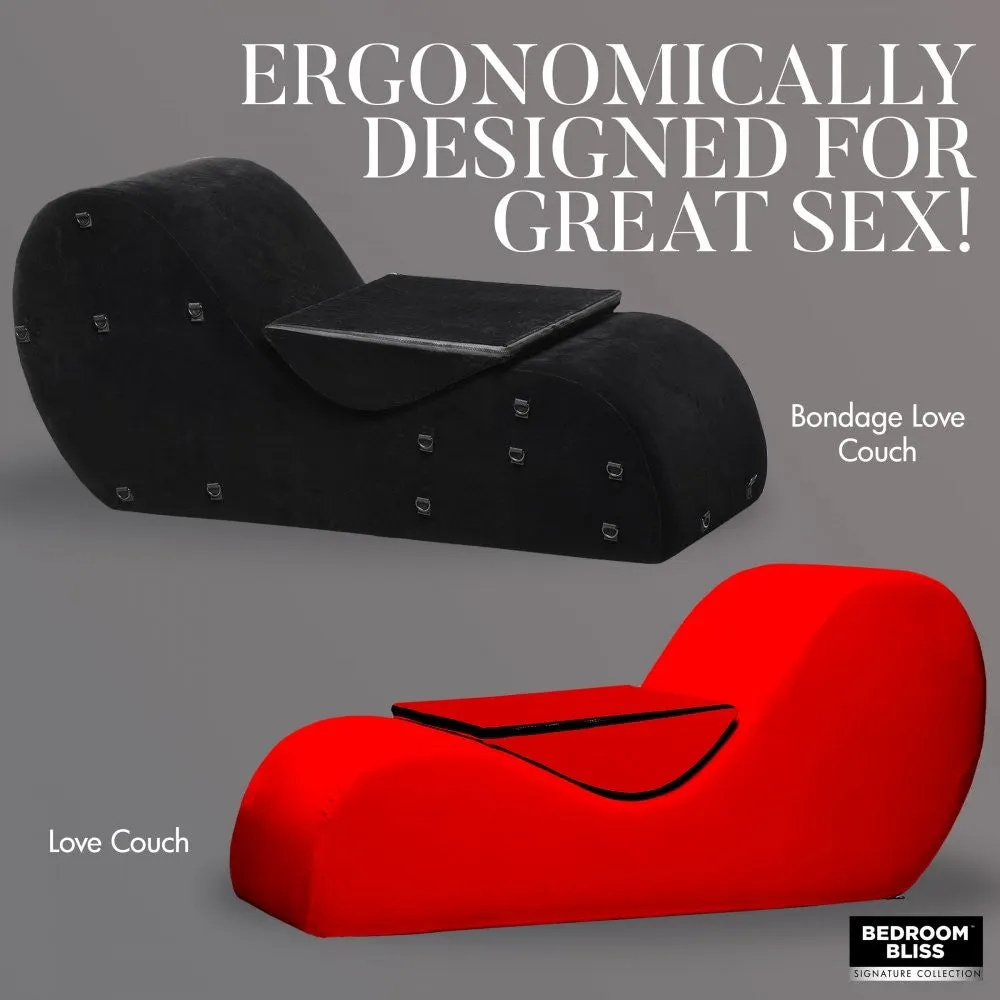 Bedroom Bliss Bondage Love Couch bondagebank zwart