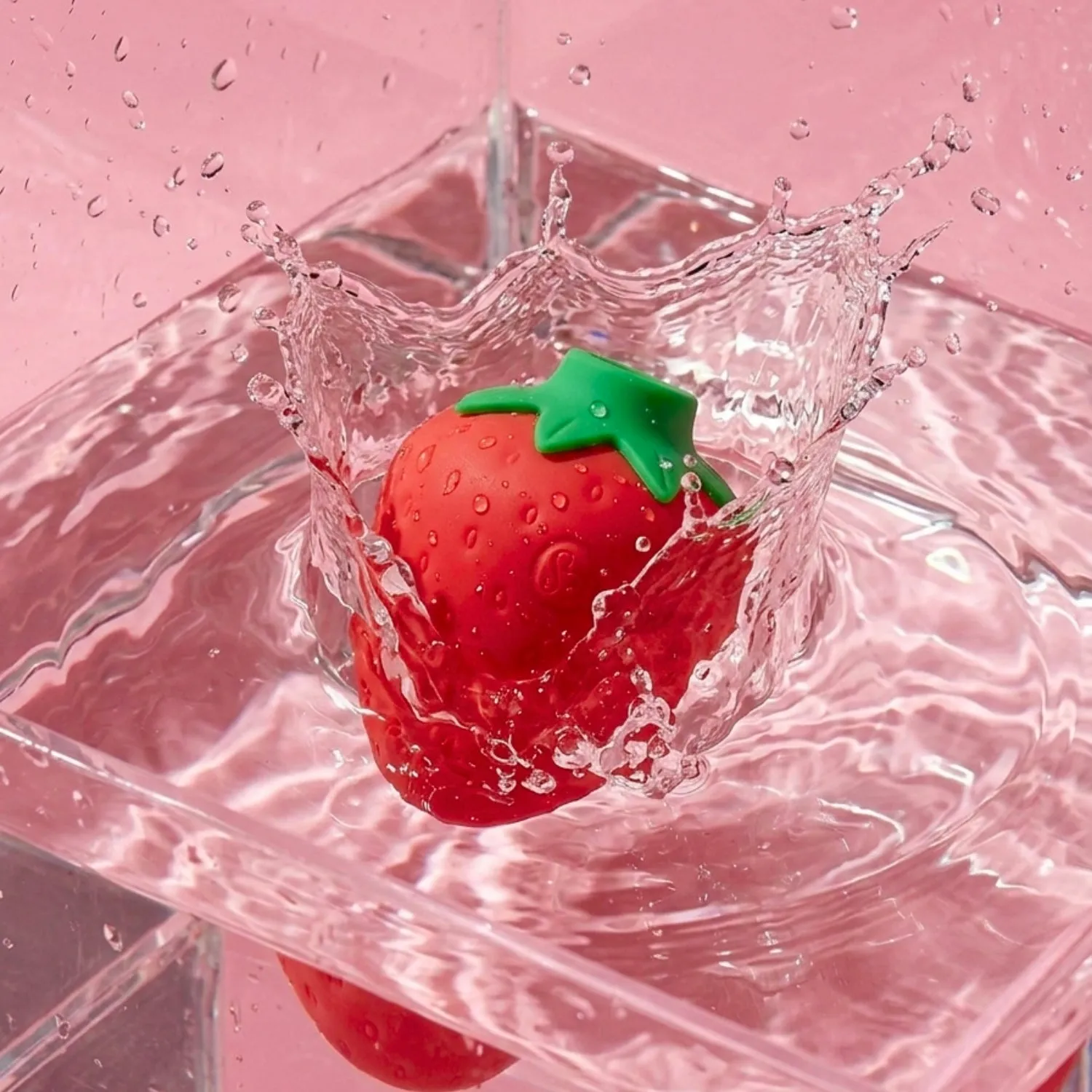 So Divine Strawgasm aardbei luchtdruk vibrator