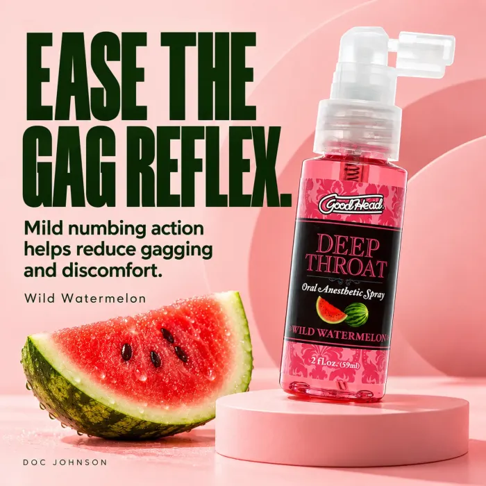 GoodHead Deep Throat Spray watermeloen keelspray 59 ml