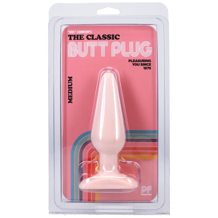 The Classics Butt Plug medium buttplug cream PVC
