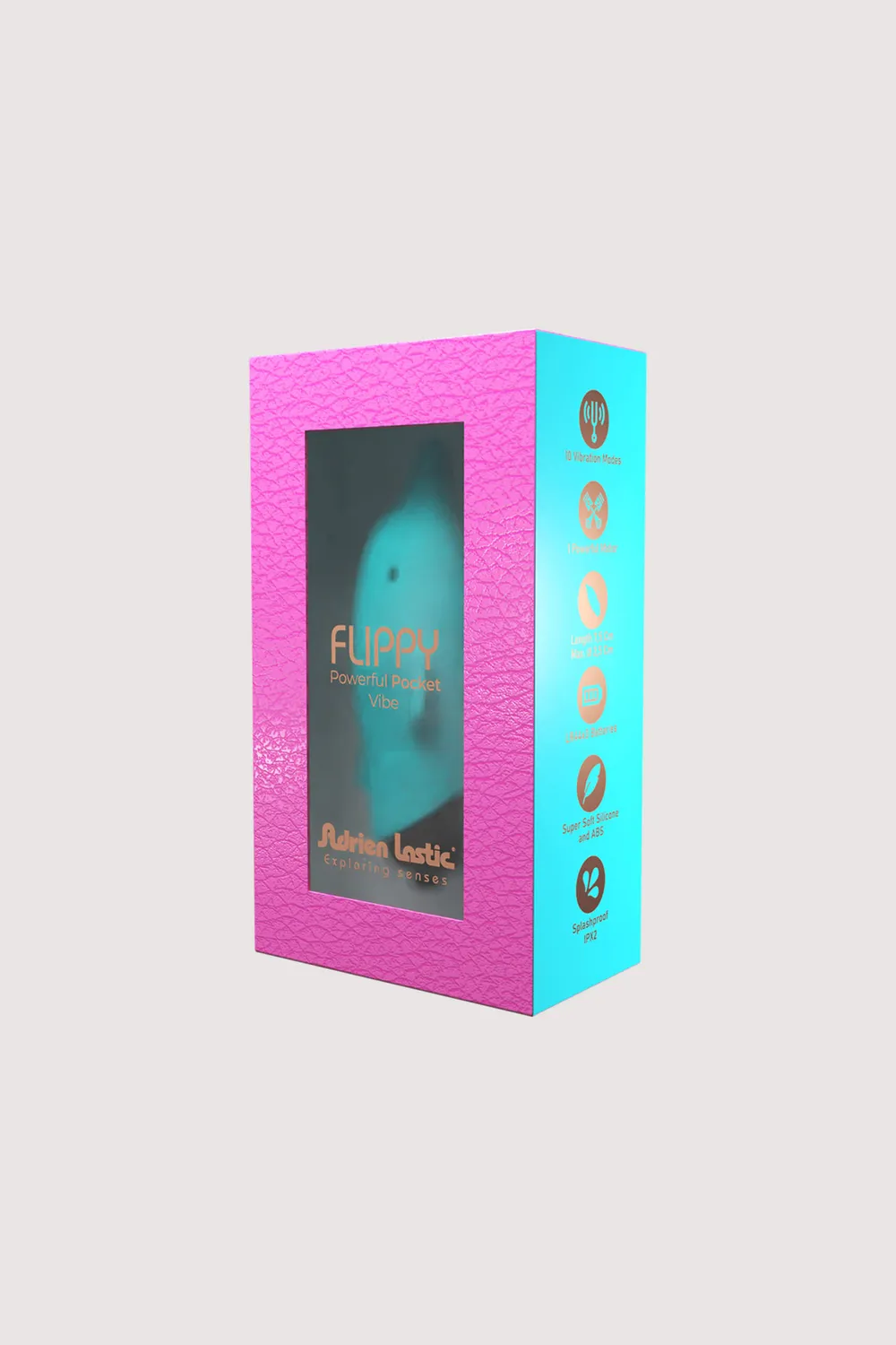 Adrien Lastic Pocket Dolphin minivibrator silicone dolfijn