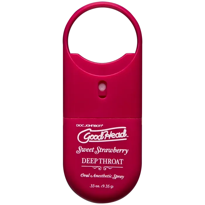 The Classics GoodHead Deep Throat Spray To-Go keelspray aardbei 9ml