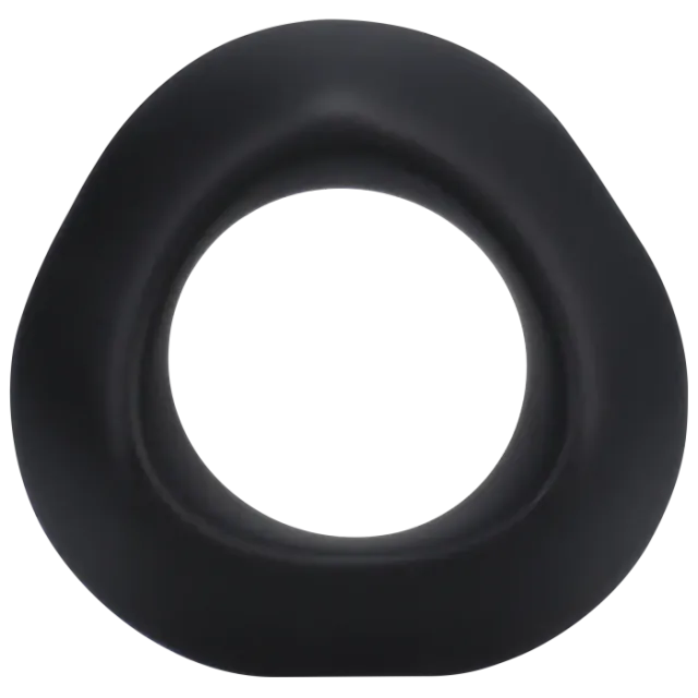 The Classics Rock Solid Master cockring zwart siliconen