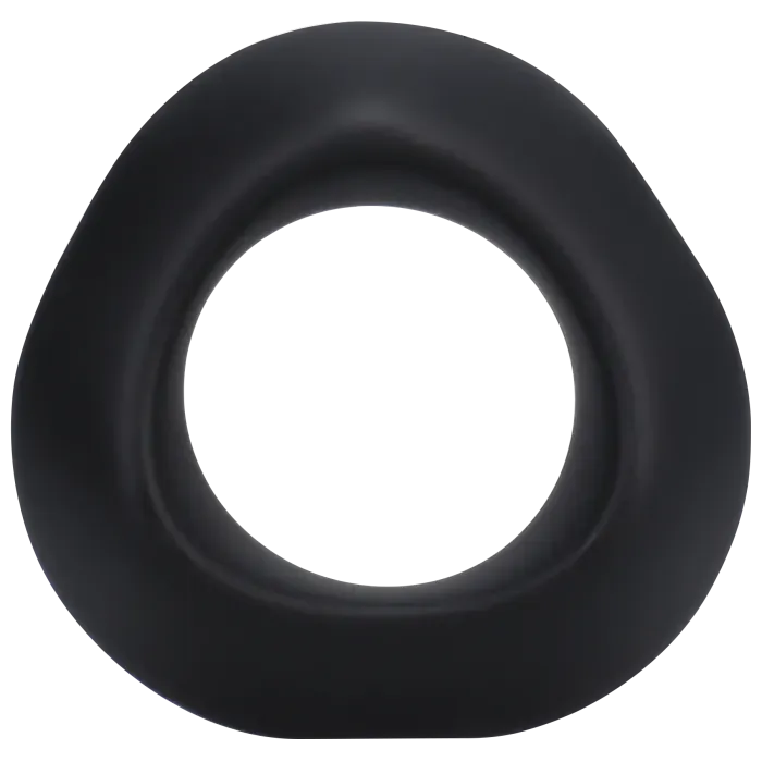 The Classics Rock Solid Master cockring zwart siliconen