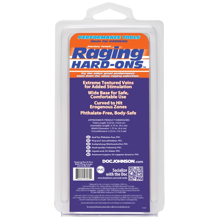 The Classics Raging Hard-Ons buttplug 10 cm cream fallisch