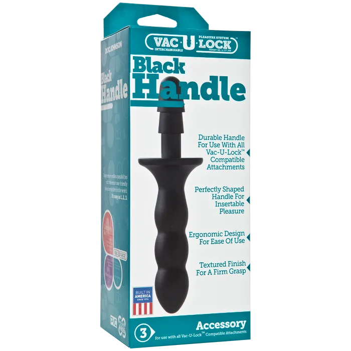 Vac-U-Lock Black Handle handvat zwart