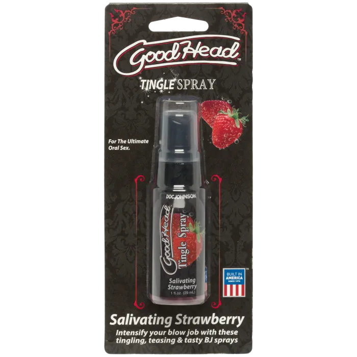 The Classics GoodHead Tingle Spray aardbei 29 ml tintelend