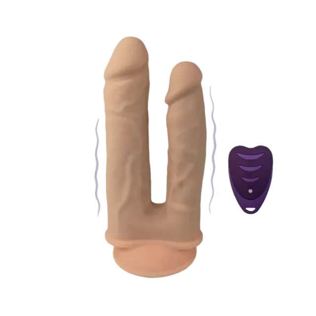 Silex-D The Original dubbele dildo vibrerend 7+8 inch flexibel