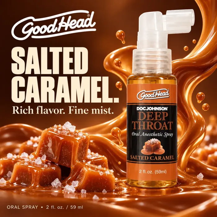 GoodHead Deep Throat spray salted caramel 59 ml