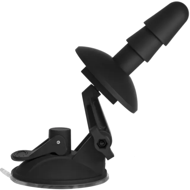 Vac-U-Lock Deluxe Suction Cup Plug zuignap zwart handsfree