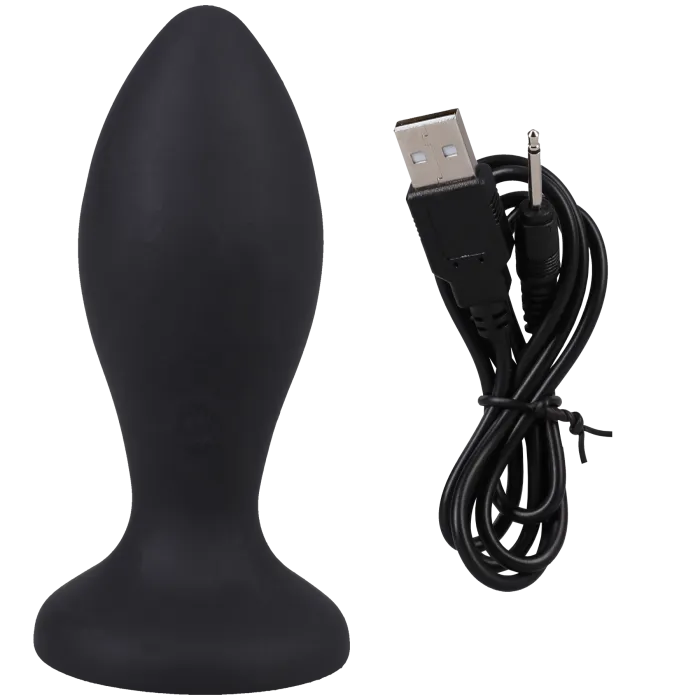 The Classics Booty Bling vibrerende buttplug roze 3 inch