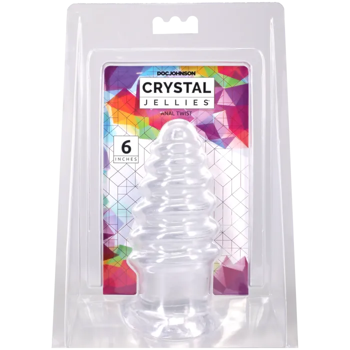 The Classics Crystal Jellies Anal Twist buttplug 15 cm geribd
