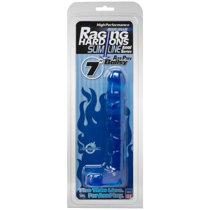 The Classics Raging Hard-Ons Slimline 7 Inch dildo kobaltblauw