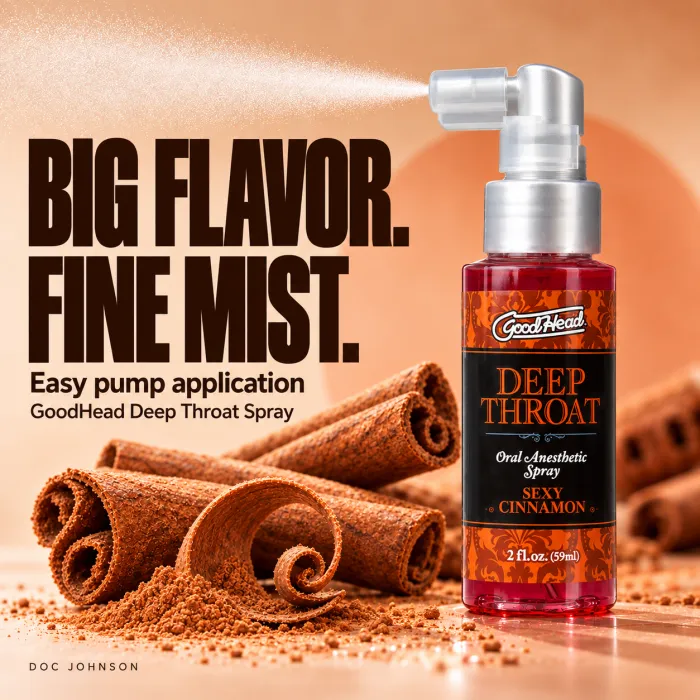 The Classics GoodHead Deep Throat spray kaneel 59 ml