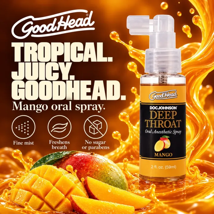 The Classics GoodHead Deep Throat spray mango 59 ml