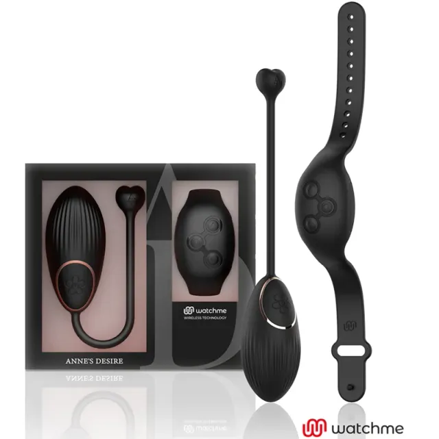 Anne's Desire WatchMe Huevo vibratie-ei zwart afstandsbediening