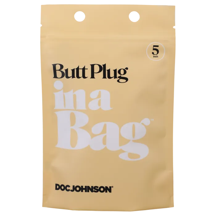 The Classics Butt Plug In A Bag siliconen 13 cm zwart large
