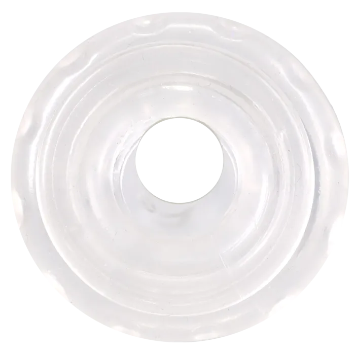 The Classics Rock Solid Ball Stretcher penisringen set Clear TPE