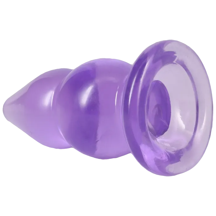 The Classics Crystal Jellies Double Pop Plug 6 Inch buttplug